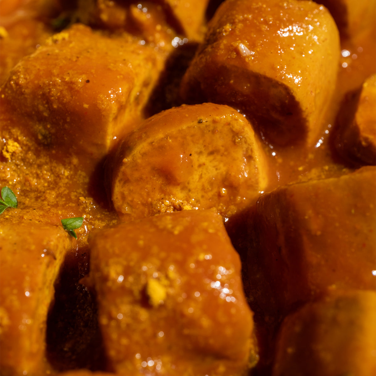 Keine Currywurst mit Soße