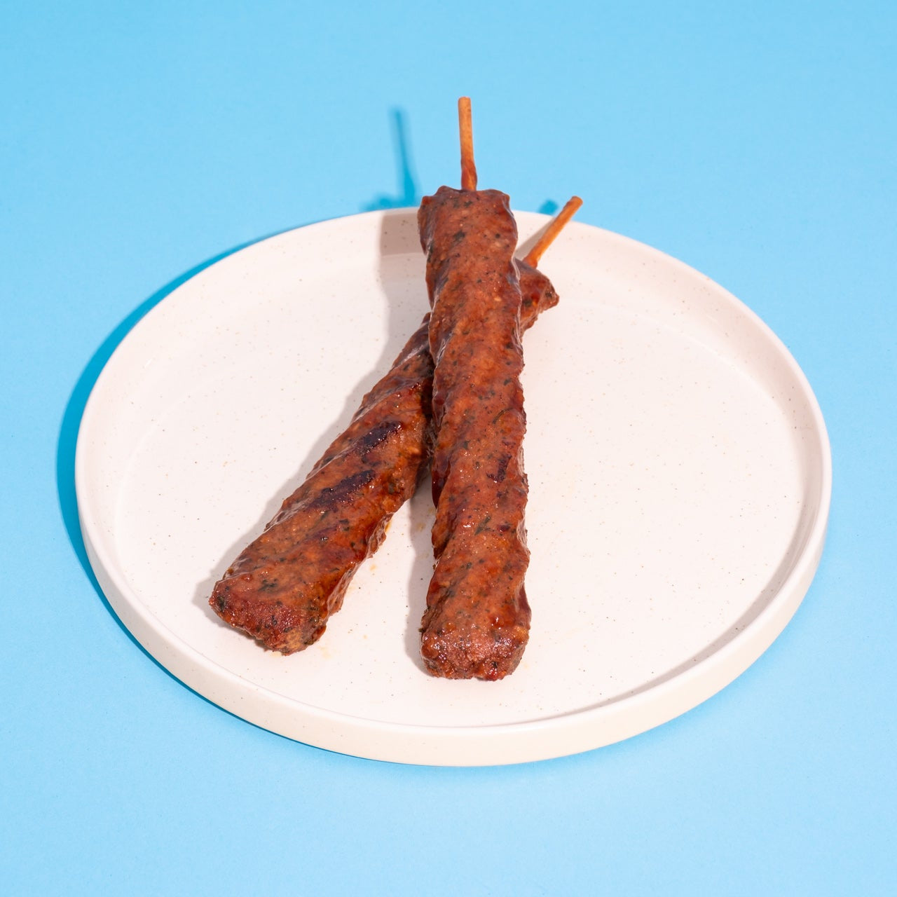 Kein Grillspieß mit Teriyaki-Soße