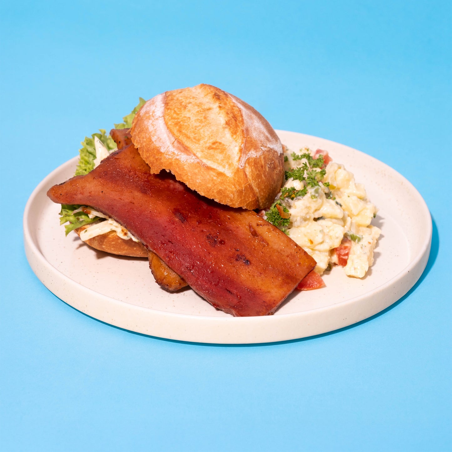 Kein Grillbacon mit BBQ-Marinade