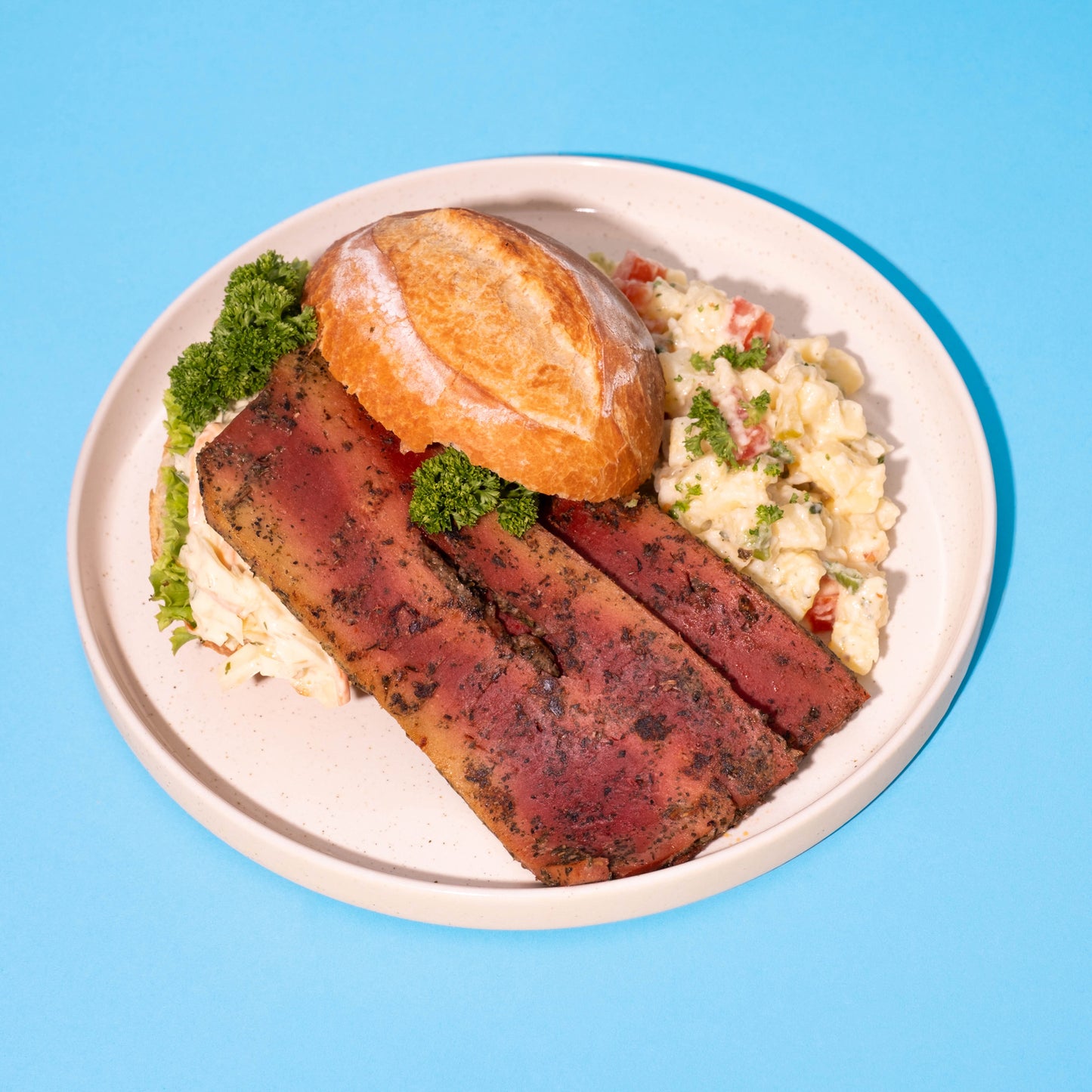 Kein Grillbacon mit Kräutermarinade