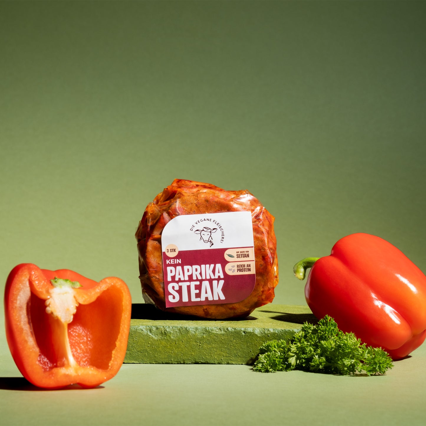 Kein Paprika Steak - Seitan