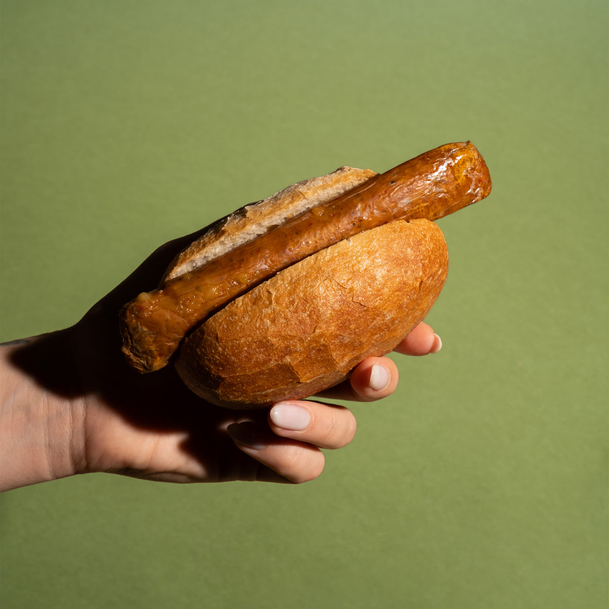 Keine Chili-Keesebratwurst