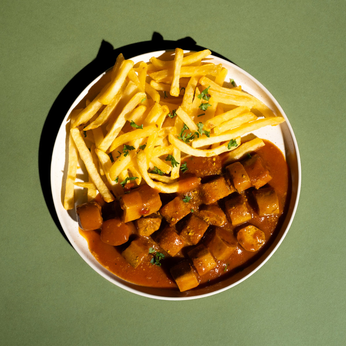 Keine Currywurst mit Soße