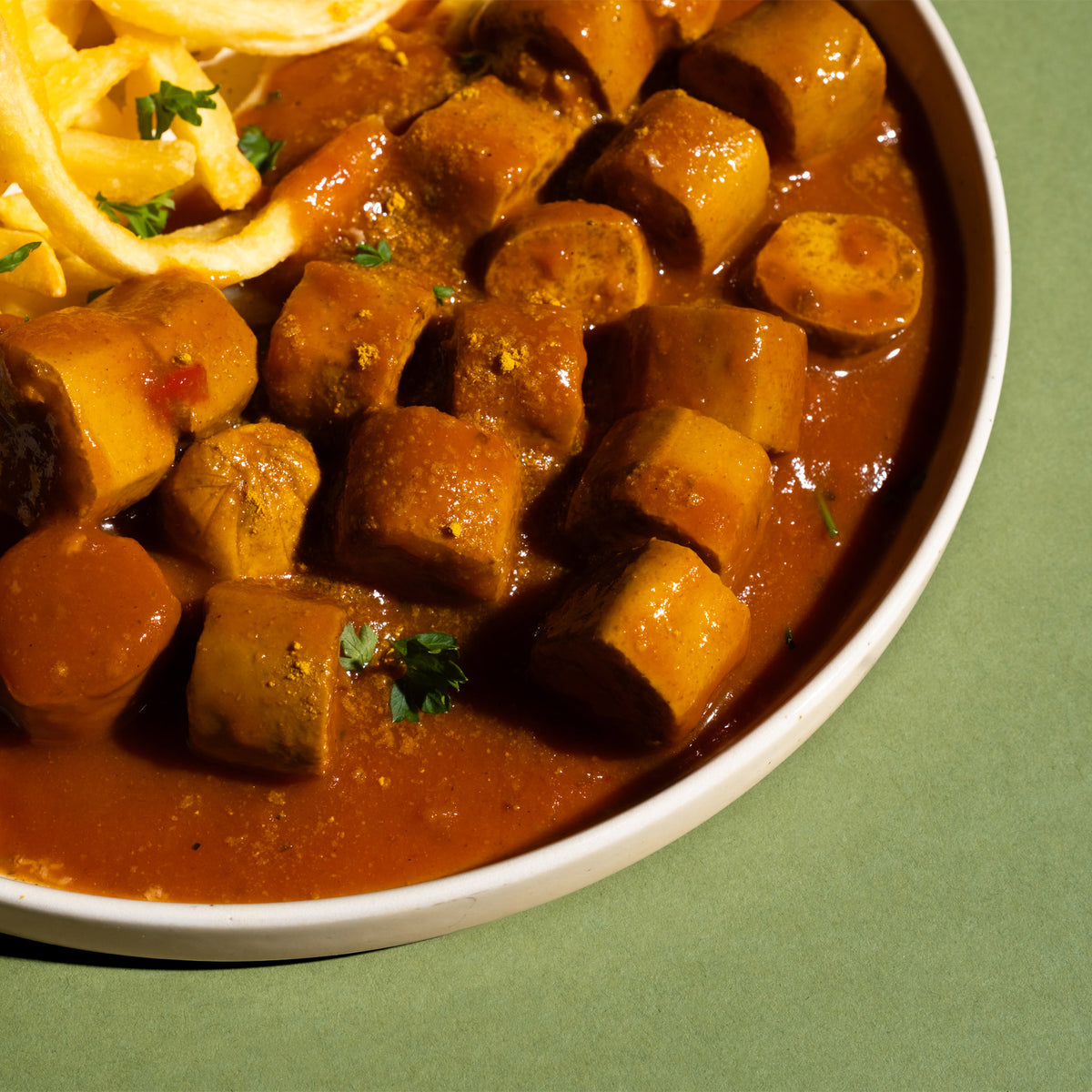 Keine Currywurst mit Soße