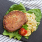 Veganer Grillkorb - Bratwürste, Seitan Steaks & Aioli