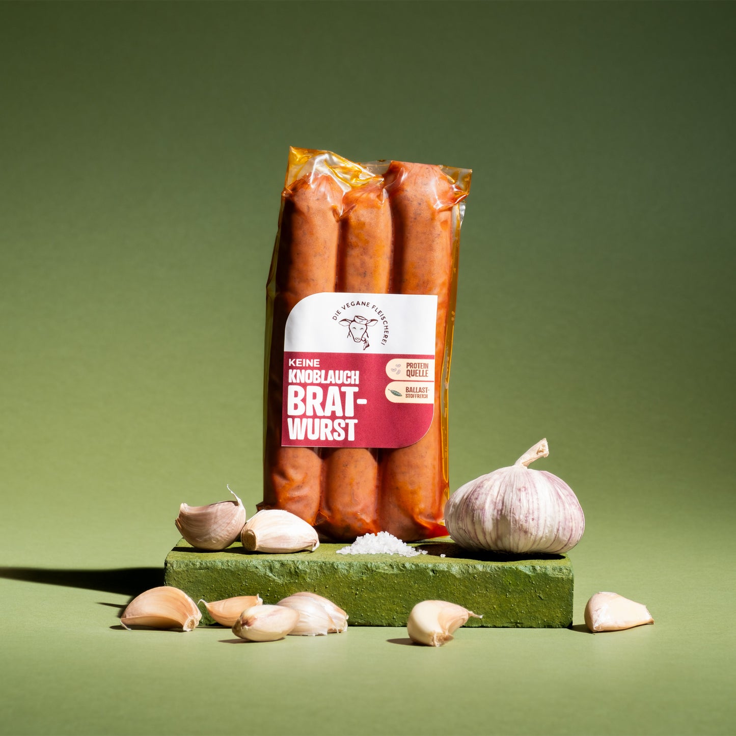 Keine Knoblauchbratwurst