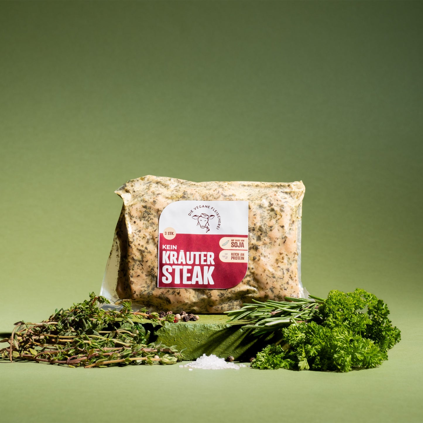 Kein Kräuter Steak - Soja