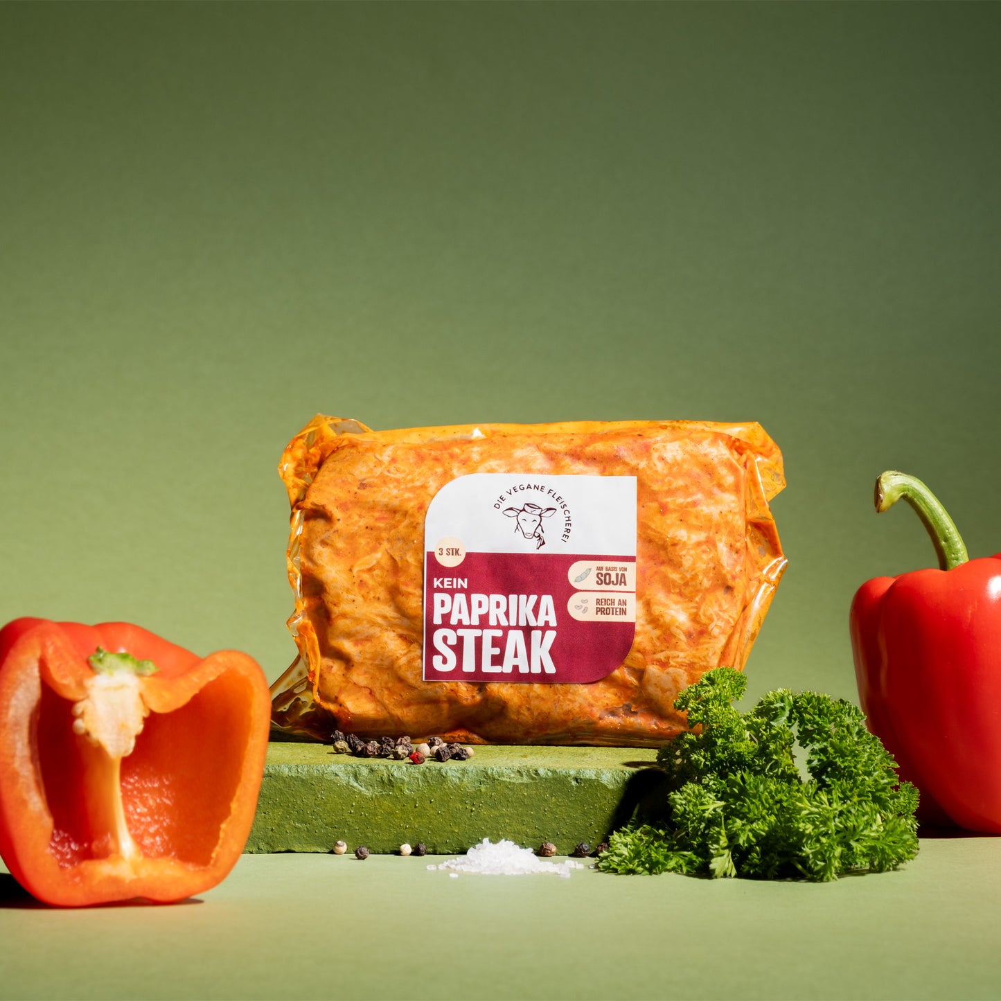 Kein Paprika Steak - Soja