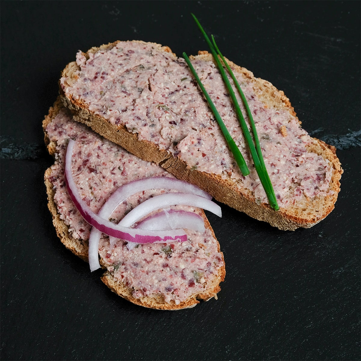 Veganes Leberwurst Brot